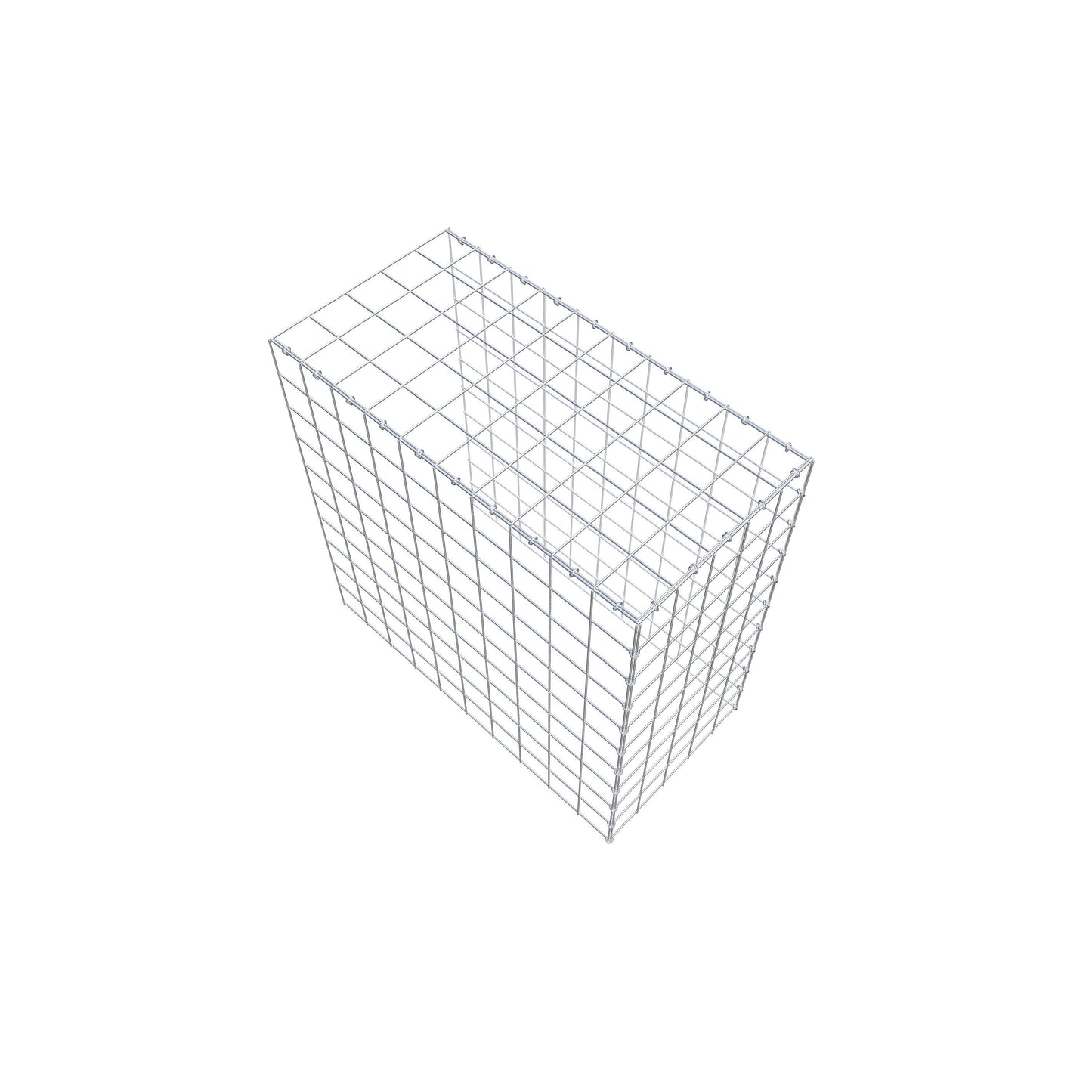 Gavión adicional tipo 4 100 cm x 100 cm x 50 cm (L x A x P), malla 10 cm x 10 cm, anillo en C
