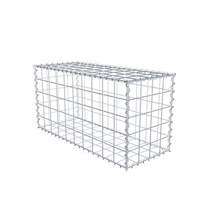 Gabion 100 cm x 50 cm x 40 cm (L x H x D), mesh size 10 cm x 10 cm, spiral