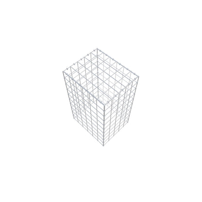 Mounted gabion type 3 100 cm x 60 cm x 50 cm (L x H x D), mesh size 10 cm x 10 cm, C-ring