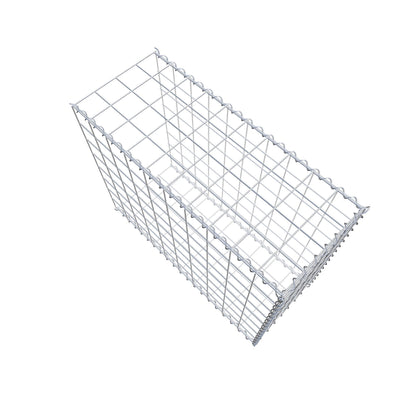 Gabião tipo 2 100 cm x 80 cm x 40 cm (C x A x P), malhagem 10 cm x 10 cm, espiral