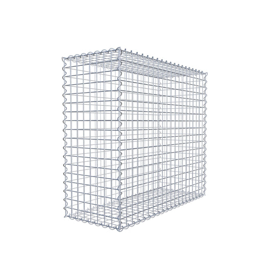 Gavión 100 cm x 90 cm x 40 cm (largo x alto x fondo), malla 5 cm x 5 cm, en espiral