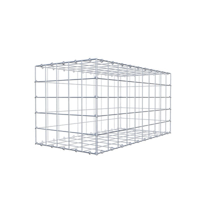 Gabion 100 cm x 50 cm x 50 cm (L x H x D), maskstorlek 10 cm x 10 cm, C-ring