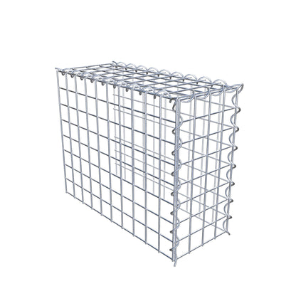 Anbaugabione Typ 4 50 cm x 40 cm x 20 cm (L x H x T), Maschenweite 5 cm x 5 cm, Spirale
