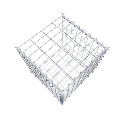 Grown-on gabion type 2 40 cm x 40 cm x 40 cm (L x H x D), mesh size 5 cm x 10 cm, spiral