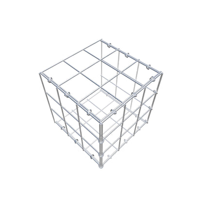 Fourche rapportée type 2 30 cm x 30 cm x 30 cm (L x H x P), maille 10 cm x 10 cm, anneau en C