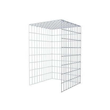 Anbaugabione Typ 4 80 cm x 50 cm x 50 cm (L x H x T), Maschenweite 5 cm x 10 cm, C-Ring