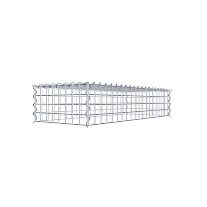 Grown-on gabion type 3 100 cm x 20 cm x 40 cm (L x H x D), mesh size 5 cm x 5 cm, spiral