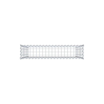 Anbaugabione Typ 3 100 cm x 100 cm x 20 cm (L x H x T), Maschenweite 5 cm x 10 cm, Spirale