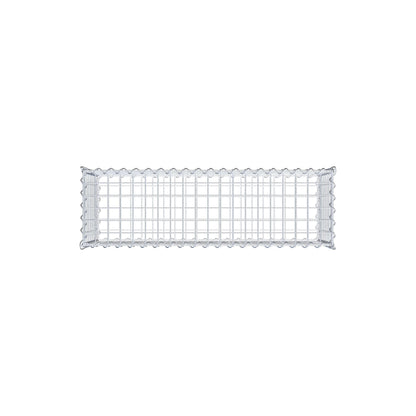 Gabião 100 cm x 40 cm x 30 cm (C x A x P), malhagem 5 cm x 5 cm, espiral