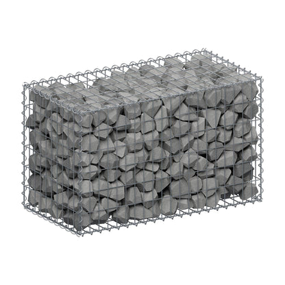 Gabion 100 cm x 60 cm x 50 cm (L x H x D), maskstorlek 5 cm x 10 cm, spiral