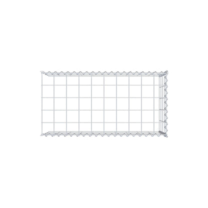 Anbaugabione Typ 4 100 cm x 40 cm x 50 cm (L x H x T), Maschenweite 10 cm x 10 cm, Spirale