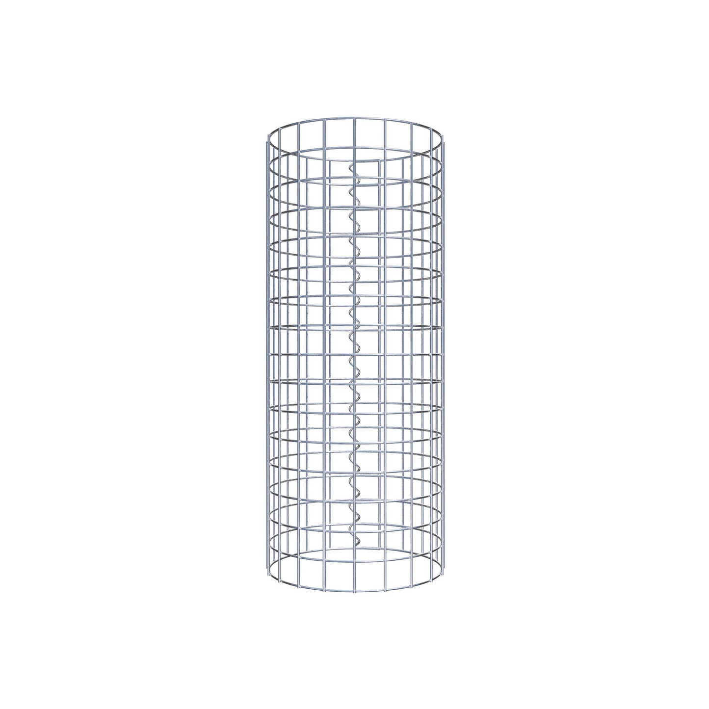 Gabionensäule rund 32 cm Durchmesser, 80 cm Höhe, Maschenweite 5 cm x 5 cm