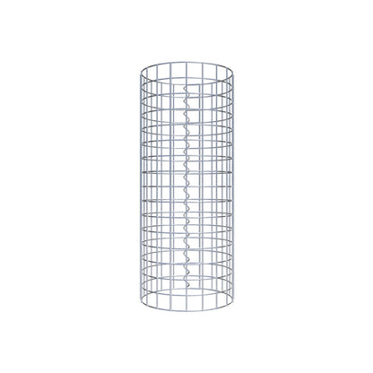 Gabionensäule rund 32 cm Durchmesser, 80 cm Höhe, Maschenweite 5 cm x 5 cm