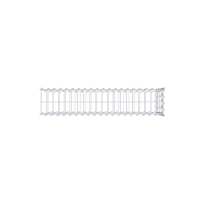 Gabião tipo 2 100 cm x 40 cm x 20 cm (C x A x P), malhagem 5 cm x 10 cm, espiral
