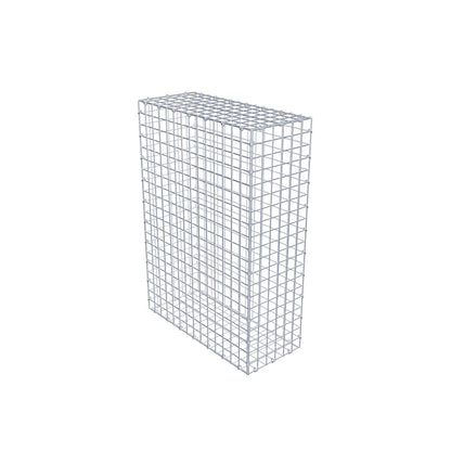 Gavión 100 cm x 70 cm x 30 cm (L x A x P), luz de malla 5 cm x 5 cm, anillo en C