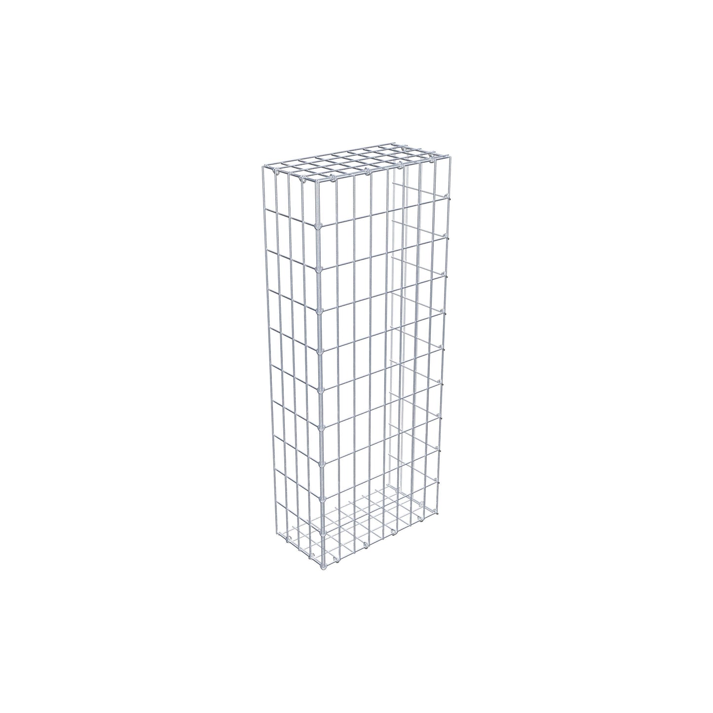 Fourche rapportée type 2 100 cm x 20 cm x 40 cm, mailles 5 cm x 10 cm, anneau en C