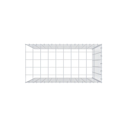 Gavión adicional tipo 4 100 cm x 100 cm x 50 cm (L x A x P), malla 10 cm x 10 cm, anillo en C