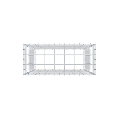 Gabion 100 cm x 70 cm x 30 cm (L x H x D), mesh size 10 cm x 10 cm, C-ring