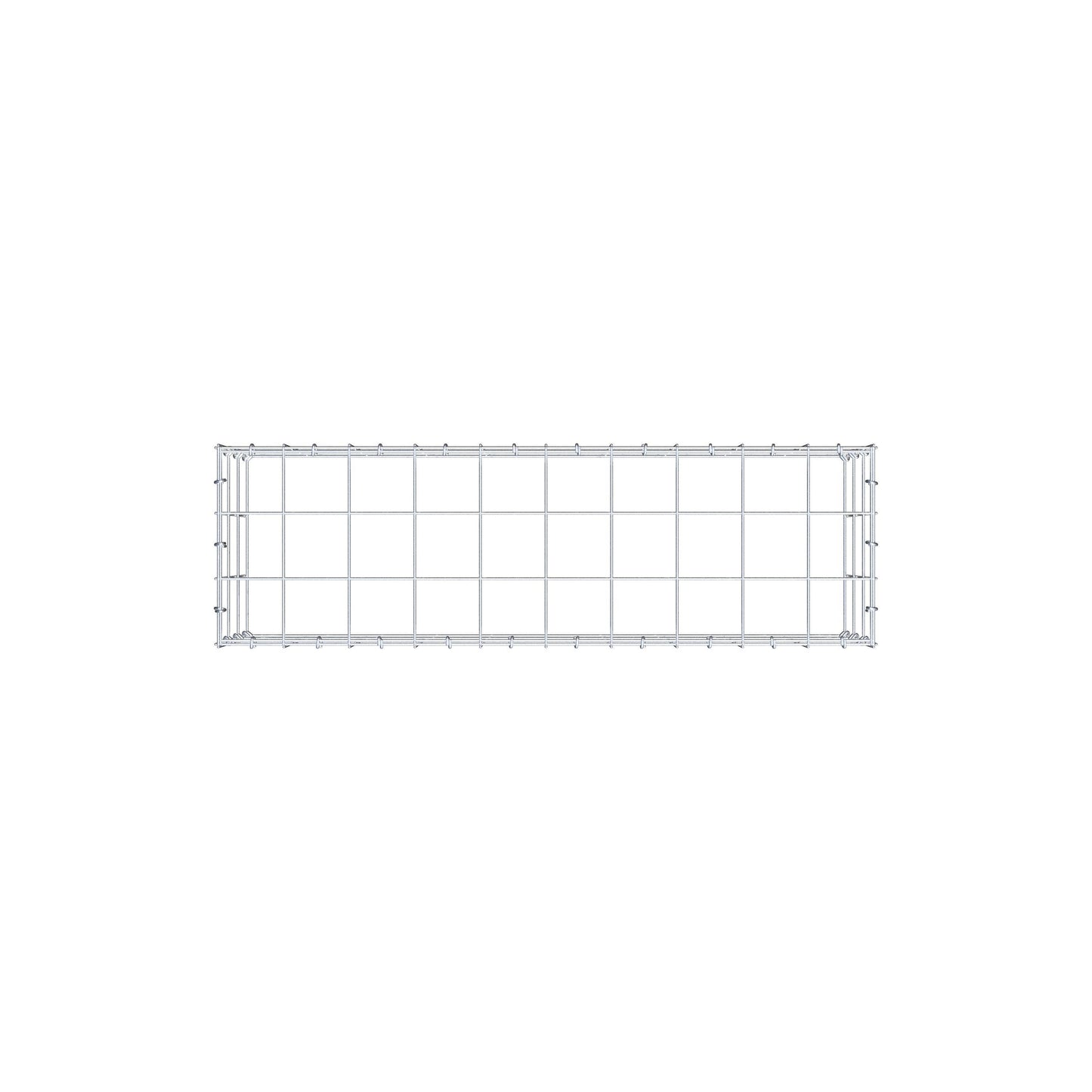 Fourche rapportée type 3 100 cm x 30 cm x 30 cm (L x H x P), mailles 10 cm x 10 cm, anneau C