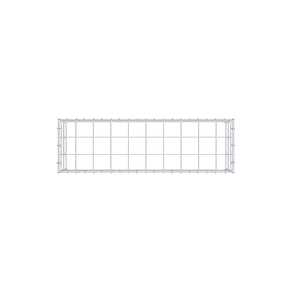 Fourche rapportée type 3 100 cm x 30 cm x 30 cm (L x H x P), mailles 10 cm x 10 cm, anneau C