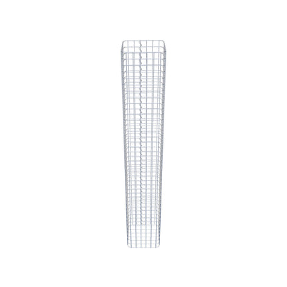 Gabionsøjle firkantet 32 ​​cm x 32 cm, 200 cm høj, MW 5 cm x 5 cm