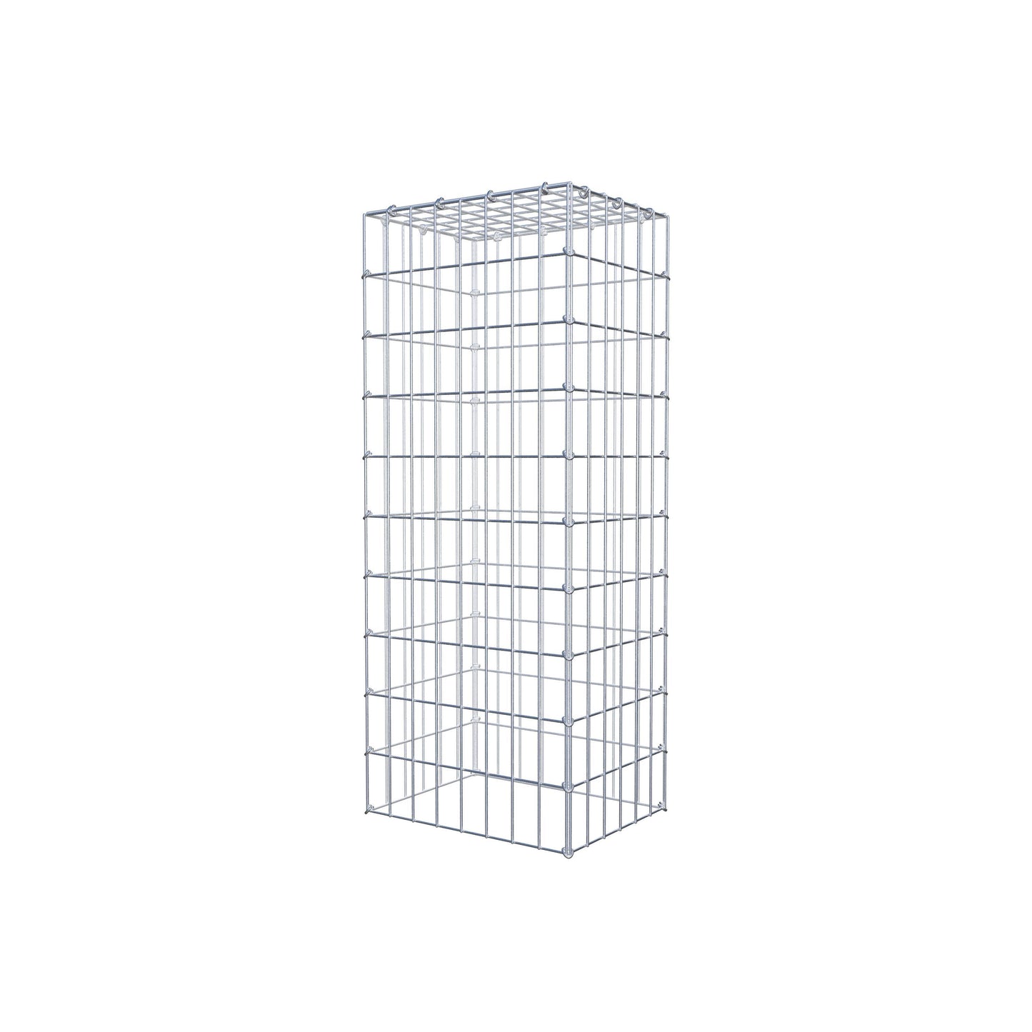 Anbaugabione Typ 3 100 cm x 30 cm x 40 cm (L x H x T), Maschenweite 5 cm x 10 cm, C-Ring