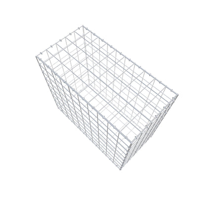 Gavión 100 cm x 90 cm x 50 cm (L x A x P), malla 10 cm x 10 cm, anillo en C