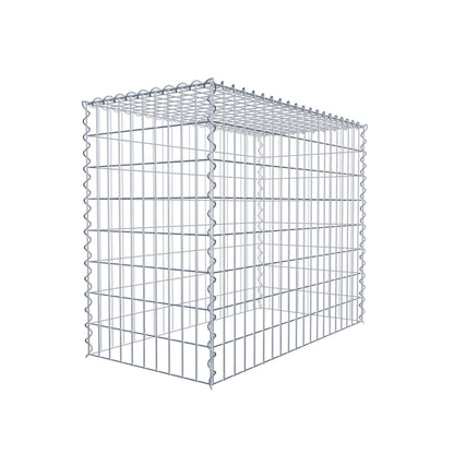 Grown-on gabion type 3 100 cm x 80 cm x 50 cm (L x H x D), mesh size 5 cm x 10 cm, spiral