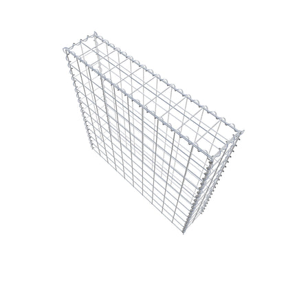 Gabbione aggiuntivo tipo 3 100 cm x 100 cm x 20 cm (L x H x P), dimensione maglia 10 cm x 10 cm, a spirale