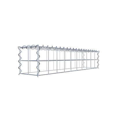Grown-on gabion type 3 100 cm x 20 cm x 20 cm (L x H x D), mesh size 10 cm x 10 cm, spiral