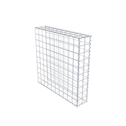 Add-on schanskorf type 2 100 cm x 100 cm x 20 cm (L x H x D), maaswijdte 10 cm x 10 cm, spiraal