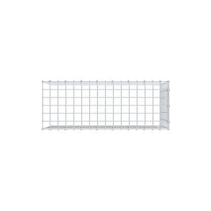 Mounted gabion type 4 80 cm x 40 cm x 30 cm (L x H x D), mesh size 5 cm x 5 cm, C-ring