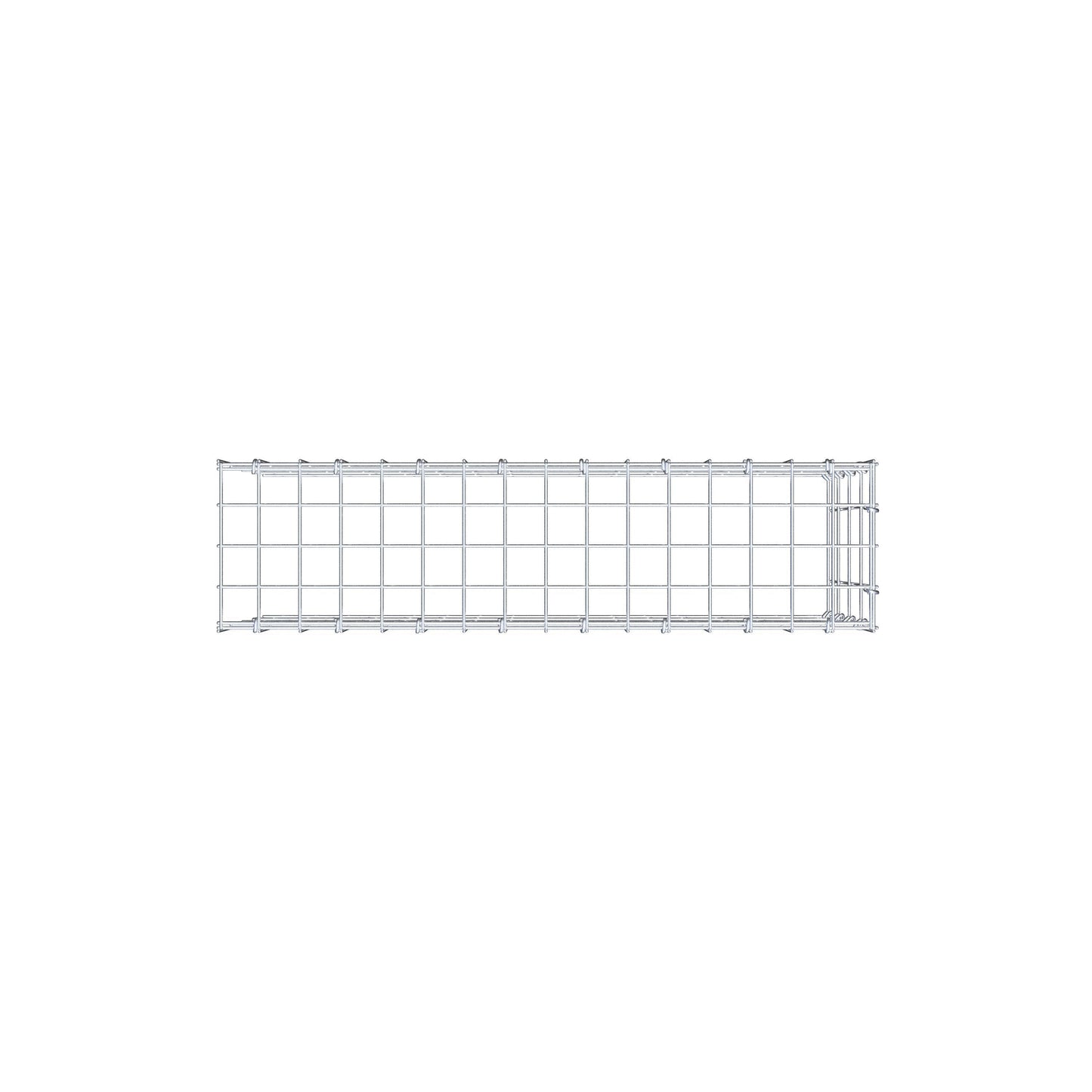 Pila adicional tipo 4 80 cm x 40 cm x 20 cm (L x A x P), malla 5 cm x 10 cm, anillo en C