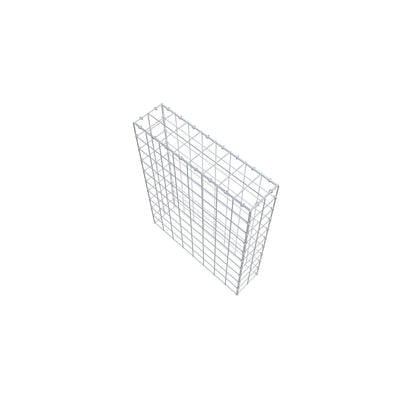 Monteret gabion type 3 100 cm x 80 cm x 20 cm (L x H x D), maskestørrelse 10 cm x 10 cm, C-ring
