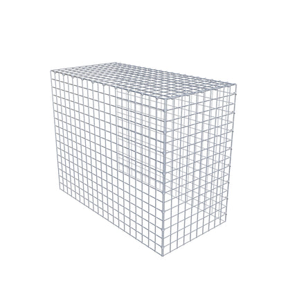 Gavión adicional tipo 4 100 cm x 80 cm x 50 cm (L x A x P), malla 5 cm x 5 cm, anillo en C