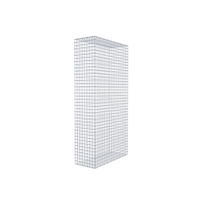 Gavión 200 cm x 100 cm x 40 cm (L x A x P), malla 5 cm x 5 cm, anillo en C