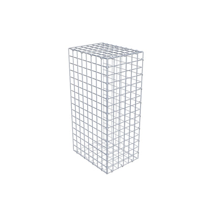 Anbaugabione Typ 2 80 cm x 40 cm x 30 cm (L x H x T), Maschenweite 5 cm x 5 cm, C-Ring