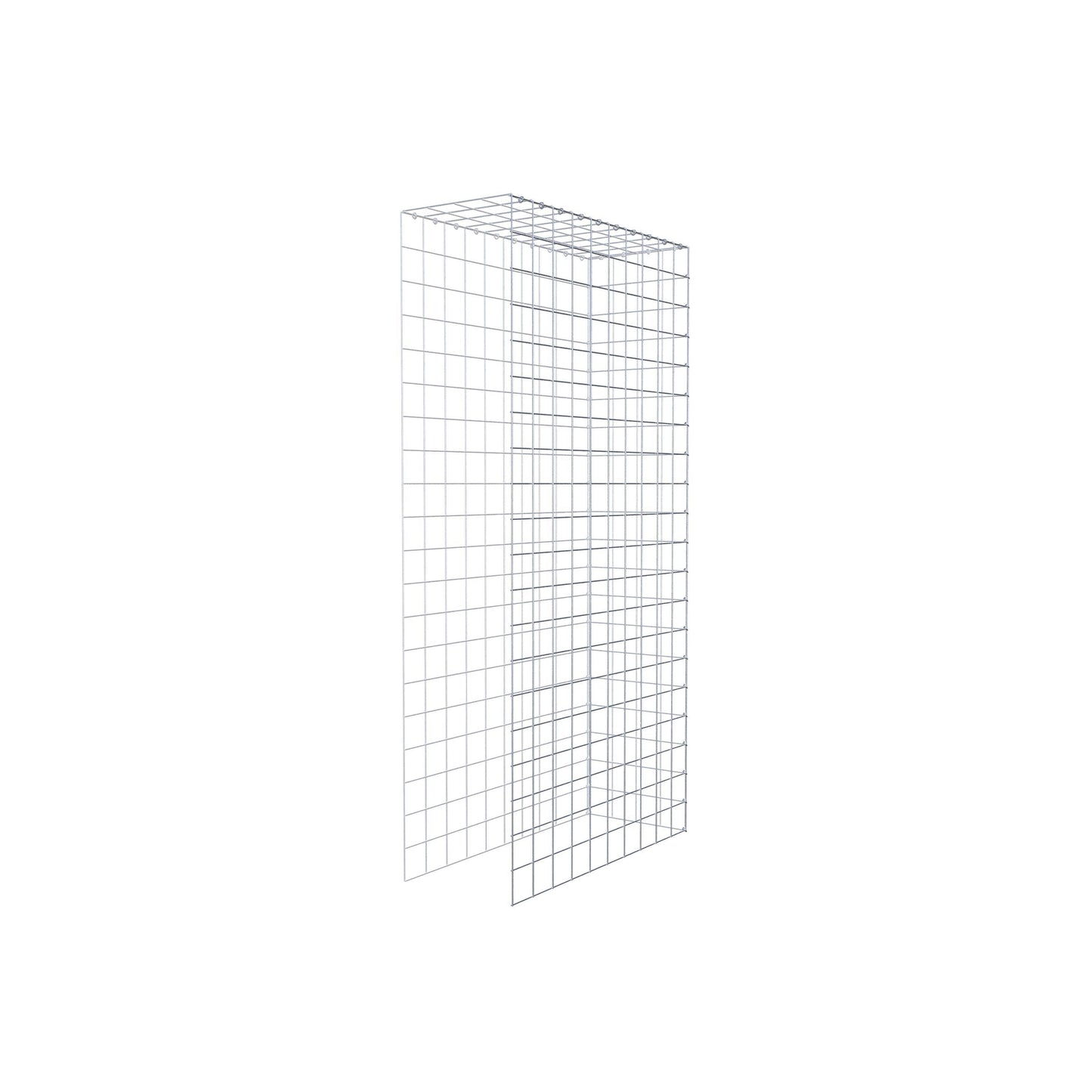 Extra gabion typ 4 200 cm x 100 cm x 40 cm (L x H x D), maskstorlek 10 cm x 10 cm, C-ring