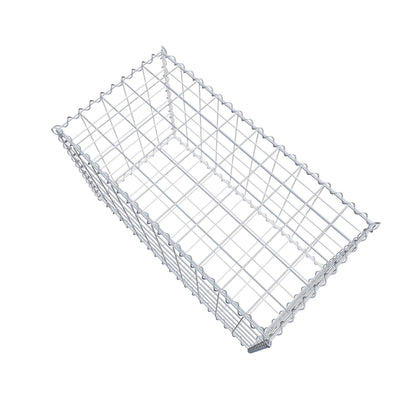 Gabião 100 cm x 60 cm x 50 cm (C x A x P), malhagem 10 cm x 10 cm, espiral