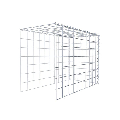 Anbaugabione Typ 4 100 cm x 70 cm x 50 cm (L x H x T), Maschenweite 10 cm x 10 cm, Spirale