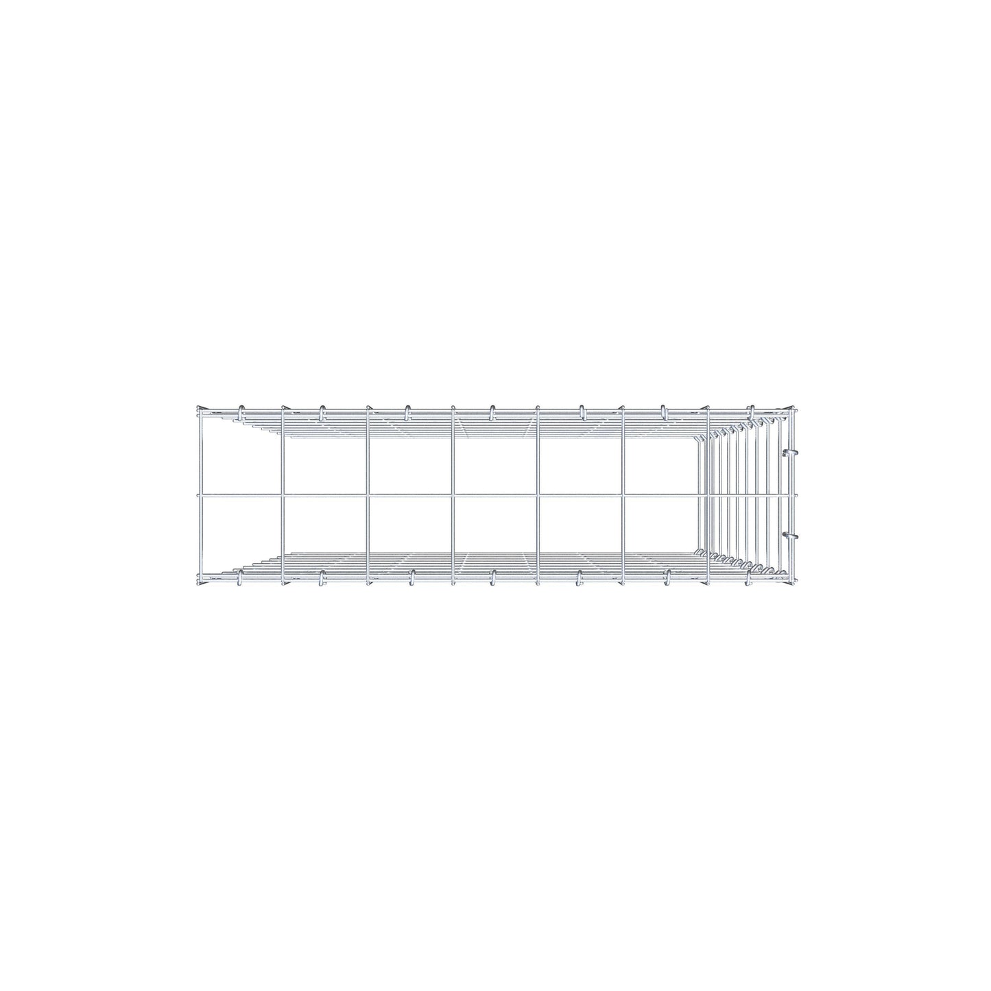 Pile aggiuntivo tipo 4 100 cm x 70 cm x 20 cm (L x H x P), maglia 10 cm x 10 cm, anello a C