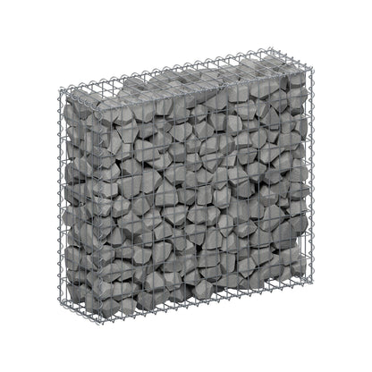 Gabion 100 cm x 90 cm x 30 cm (L x H x D), mesh size 5 cm x 10 cm, spiral