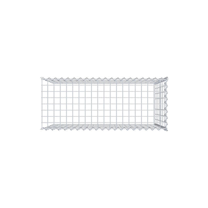 Gabião tipo 4 100 cm x 70 cm x 40 cm (C x A x P), malhagem 5 cm x 10 cm, espiral