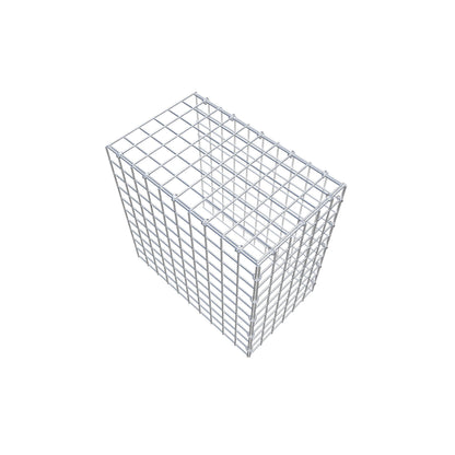 Opbouw schanskorf type 4 50 cm x 50 cm x 30 cm (L x H x D), maaswijdte 5 cm x 5 cm, C-ring