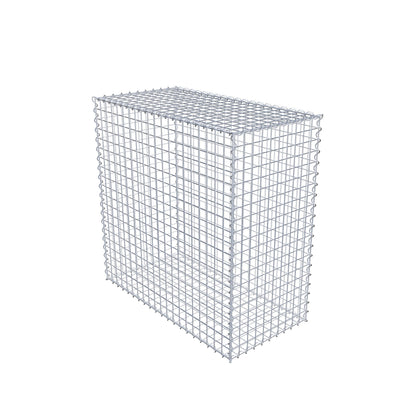 Schanskorf 100 cm x 100 cm x 50 cm (L x H x D), maaswijdte 5 cm x 5 cm, spiraalvormig