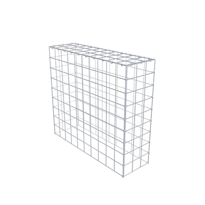 Mounted gabion type 3 100 cm x 90 cm x 30 cm (L x H x D), mesh size 10 cm x 10 cm, C-ring