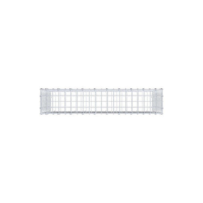 Gabion 100 cm x 60 cm x 20 cm (L x H x D), maskestørrelse 5 x 5 cm, spiralring