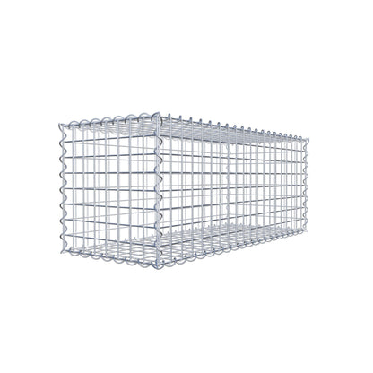 Gabião 100 cm x 40 cm x 40 cm (C x A x P), malhagem 5 cm x 5 cm, espiral