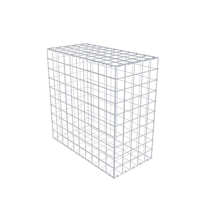 Gabion 100 cm x 100 cm x 50 cm (L x H x D), mesh size 10 x 10 cm, spiral ring