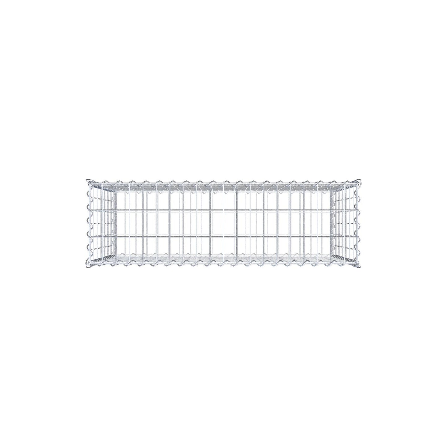 Gabione 100 cm x 70 cm x 30 cm (L x H x T), Maschenweite 5 cm x 10 cm, Spirale